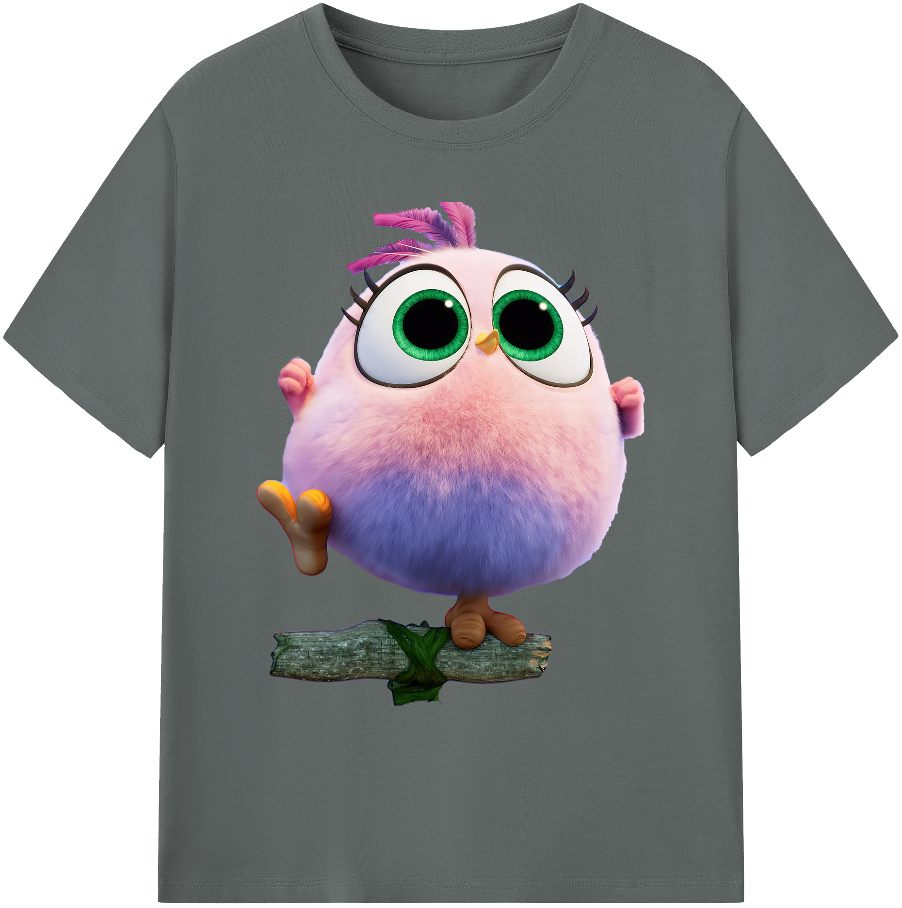 （画像用） Angry Birds アングリーバード 綿100％ メンズ半袖Tシャツ｜肌触りやわらか＆通気性